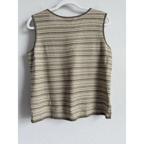 Ming Wang 2pc Cami Pant Set Women’s Large Light‎ Brown Acrylic Stretchy Comfort - Picture 7 of 14